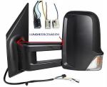 RETROVISORE MERCEDES SPRINTER 2018 EL. TERM. BRACCIO LUNGO (23.60) C/FAN. 3 CONNETT. 9PIN NERO BLIS DX