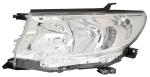 FARO TOYOTA LAND CRUISER 2018 PARABOLA CROMATA C/LUCE DIURNA A LED DX