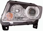 FARO CHRYSLER JEEP COMPASS 2011 PARABOLA INTERNA CROMATA C/MOTORE DX