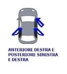 MANIGLIA ESTERNA ANT. E POST. FORD MONDEO 2000-2003 NERA ANT. DX = POST. DX=SX