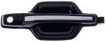 MANIGLIA ESTERNA ANT. MITSUBISHI PAJERO 2001-2003-2006 NERA C/INSERTO CROMATO DX
