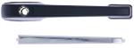 MANIGLIA ESTERNA ANT. VOLKSWAGEN GOLF 1974-1983 - JETTA 1984 NERA C/INSERTO CROMATO S/CHIAVE DX
