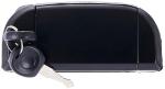MANIGLIA ESTERNA ANT. VOLKSWAGEN T4 1990-1996 NERA LISCIA C/CHIAVE DX
