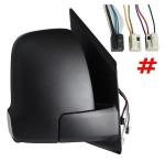 RETROVISORE MERCEDES SPRINTER 2019> ELETT. TERM. RIB. C/FAN. NERO 3 CONNETTORI 9PIN DX