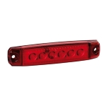 LUCE DEMARCAZIONE POSTERIORE ROSSO  6 LED 24 V INTERASSE 85.5