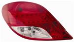 GRUPPO OTTICO POST. PEUGEOT 207 06/2009> BIANCO-ROSSO A LED SX