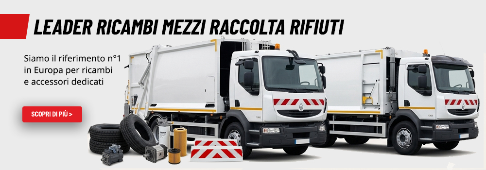 Ricambi mezzi raccolta rifiuti